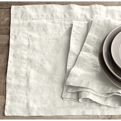 Hemstitch Restaurant Dinner Napkins